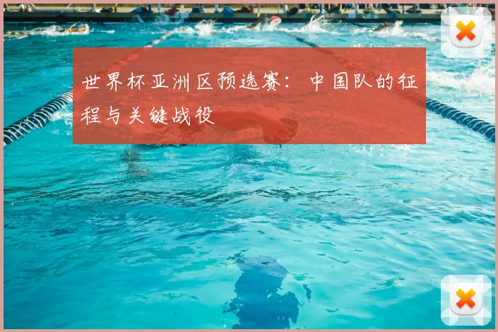 世界杯亚洲区预选赛：中国队的征程与关键战役
